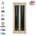 24 in. x 80 in. Full Frosted Glass Pine Interior Bi-Fold Door